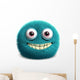 Blue Alien Wall Decal
