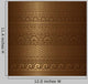 Seamless Gold Greek Elements Wall Decal