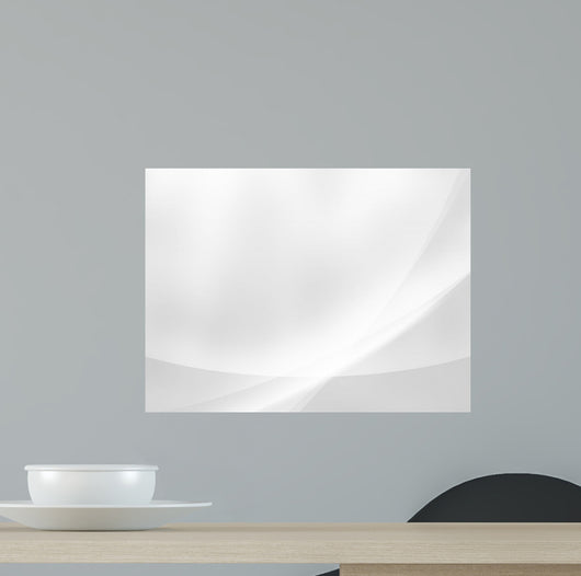 White Wavelet Aurora Aurorac Wall Decal