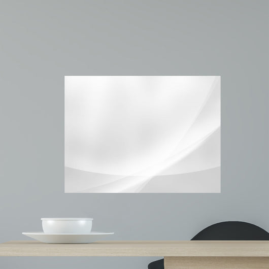 White Wavelet Aurora Aurorac Wall Decal