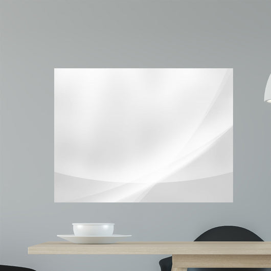 White Wavelet Aurora Aurorac Wall Decal