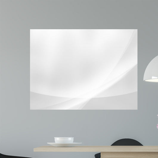White Wavelet Aurora Aurorac Wall Decal