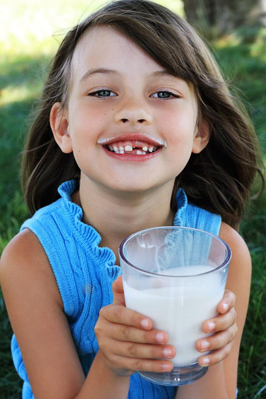 Child Drinking Milk Wall Decal
