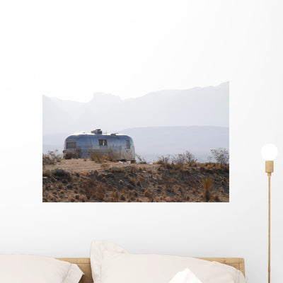 Airstream Wall Decal shown on a wall