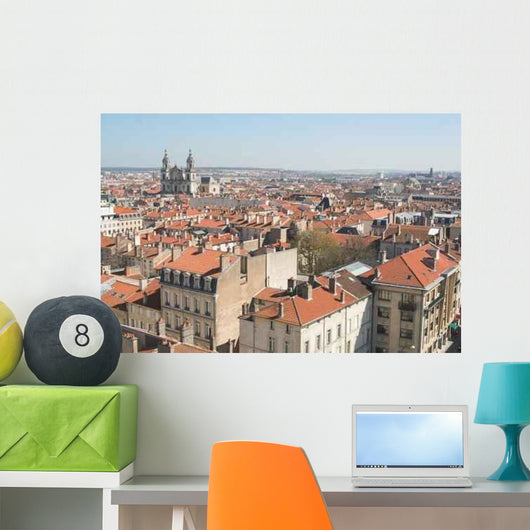 Vue Aerienne Nancy Wall Decal