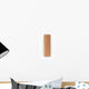 3D Wood Font Character "I" Wall Decal