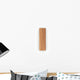 3D Wood Font Character "I" Wall Decal