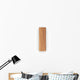 3D Wood Font Character "I" Wall Decal