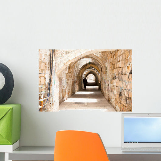 Street Jerusalem Old City Wall Decal
