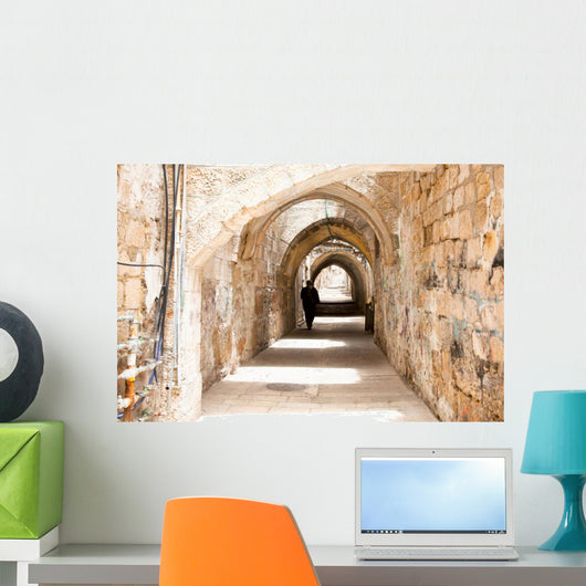 Street Jerusalem Old City Wall Decal