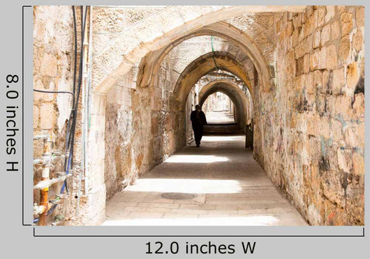 Street Jerusalem Old City Wall Decal