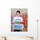 Volunteer with Clothes Donation Wall Decal