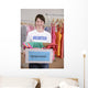 Volunteer with Clothes Donation Wall Decal