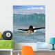 Young Girl Surfing Malibu Wall Decal