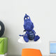 Sad Blue Baby Dragon Wall Decal