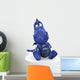 Sad Blue Baby Dragon Wall Decal