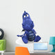 Sad Blue Baby Dragon Wall Decal