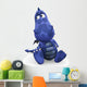 Sad Blue Baby Dragon Wall Decal