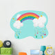 Rainbow and Clouds Wall Decal