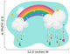 Rainbow and Clouds Wall Decal