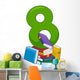 Number 8 Wall Decal