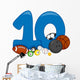 Number 10 Wall Decal