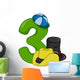 Number Three Wall Decal