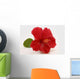 Red Hibiscus Wall Decal