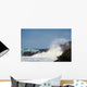 Rocky Coast Wild Surf Wall Decal