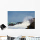 Rocky Coast Wild Surf Wall Decal