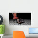 Red Chair and Suitcase Wall Decal