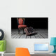 Red Chair and Suitcase Wall Decal