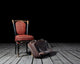 Red Chair and Suitcase Wall Decal