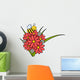 Bee and Flowers Wall Decal