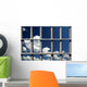 Iron Bars Blue Sky Wall Decal
