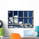 Iron Bars Blue Sky Wall Decal