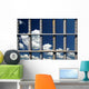 Iron Bars Blue Sky Wall Decal