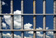 Iron Bars Blue Sky Wall Decal