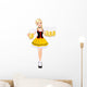 Oktoberfest Girl Wall Decal