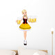 Oktoberfest Girl Wall Decal