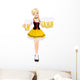 Oktoberfest Girl Wall Decal