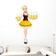 Oktoberfest Girl Wall Decal