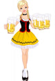Oktoberfest Girl Wall Decal