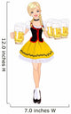 Oktoberfest Girl Wall Decal