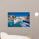Malta Dock Boats Wall Decal