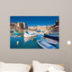 Malta Dock Boats Wall Decal