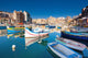 Malta Dock Boats Wall Decal