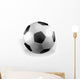 Ballon Football Sur Fond Wall Decal