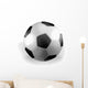 Ballon Football Sur Fond Wall Decal
