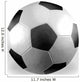 Ballon Football Sur Fond Wall Decal